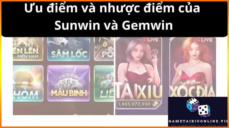 So Sanh Cong Game Tai Xiu Sunwin Va Gemwin 6627 1